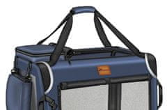 Tresko Prevozna škatla za pse in mačke 70x52x52 cm Modra