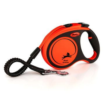 Flexi Pas Leash Xtreme L 5m oranžna