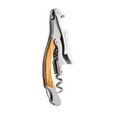 Odpirač za steklenico Luxury Line Olive 11,5x8,5cm / nerjaveče jeklo, les