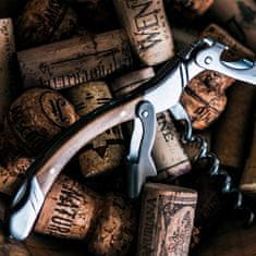 Odpirač za steklenico Luxury Line Olive 11,5x8,5cm / nerjaveče jeklo, les