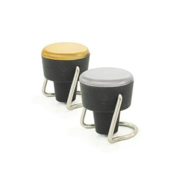 PULLTEX Zamašek za šampanjec Clip / 2 kos / plastika, inox