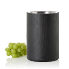 ADHOC Hladilec za steklenico Vine 13,5xh19,5cm / črn / les, inox