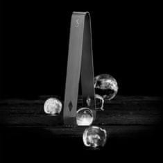 Prijemalka za led Smokey Grey 9 cm / siva / inox
