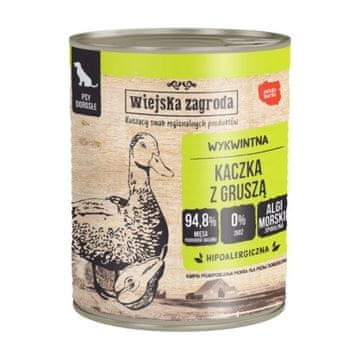 Wiejska Zagroda WIEJSKA ZAGRODA Raca s hruško - mokra hrana za pse - 800g