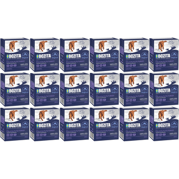 shumee BOZITA Mesni koščki s puranom v želeju za pse 18 x 370 g