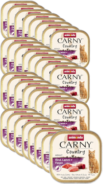 shumee ANIMONDA Carny Country mokra hrana za mačke z govedino in jagnjetino, fazanom 32 x 100 g