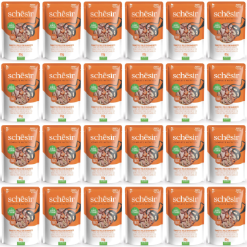 shumee SCHESIR AD Tuna in piščanec s kozicami 24x85g