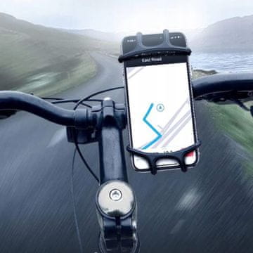 Korbi Elastičen nosilec GXR-7 za krmilo – kolo, motor ali skiro z etuijem