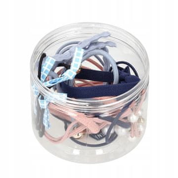 Korbi Komplet 12 barvitih okrasnih elastik za lase – popolno za deklice