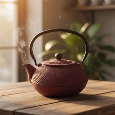 Čajnik za poparke Emai Ghisa 1,2L / bordo / lito železo