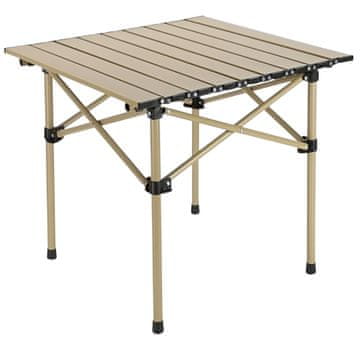 LIVEFY zložljiva piknik miza Camp 53x51 cm, bež