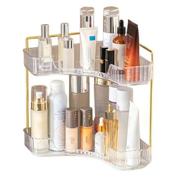 LIVEFY organizator za kozmetiko Nest, zlat