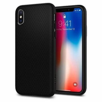 Spigen silikonski ovitek Liquid Air za iPhone X/XS, črna