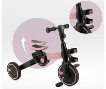 Nastavljive možnosti sedeža na poganjalčku