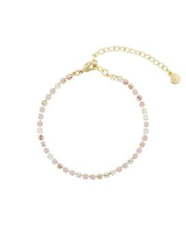 Preciosa Pozlačena teniška zapestnica s češkim kristalom Preciosa Skyline Spotlight 2619Y69