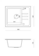 QUADRON Set korita in armature NICK 116 + MAGGIE, bež