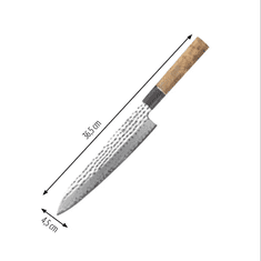 Japonski nož Rosmarino RyuKiri - Gyuto 23cm