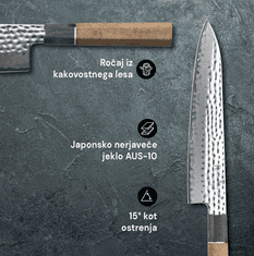 Japonski nož Rosmarino RyuKiri - Gyuto 23cm