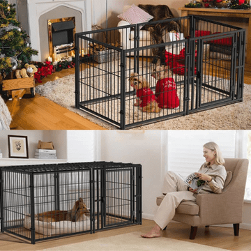 Smania Večnamenski zaboj za pse PawFort | Zložljiva kletka za pse