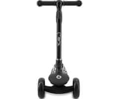 MoMi SAN otroški skiro, zložljiv, 3 kolesa, LED osvetlitev, črn