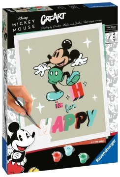 Ravensburger CreArt Disney: Mickey Mouse: H je za HAPPY