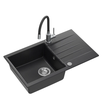 QUADRON Set korita in armature NICK 111 + MAGGIE, črn