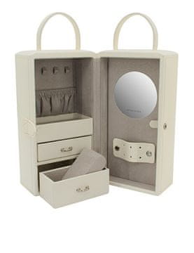 Friedrich Lederwaren Luksuzna bela škatla za nakit Milano 20141-9