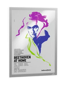 Durable Okvir DURAFRAME SUN A2, srebrn z 2 lepilnima trakovoma, do odprodaje