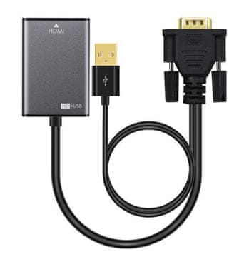 VGA 15pin na HDMI M-F adapter