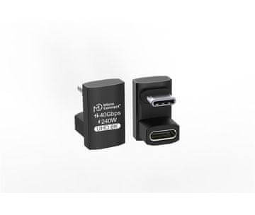 MicroConnect USB4 3x2 USB-C dvakrat adapter 40Gbps 240W, kotni