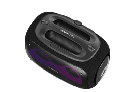 N-Gear NRG 600 karaoke Bluetooth prenosni zvočni sistem z LED osvetlitvijo in 2 mikrofonoma