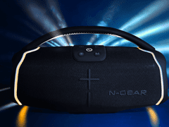 N-Gear NRG 200 Bluetooth prenosni zvočnik z LED osvetlitvijo – prenosni & vodoodporen IPX5