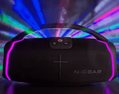 N-Gear NRG 200 Bluetooth prenosni zvočnik z LED osvetlitvijo – prenosni & vodoodporen IPX5