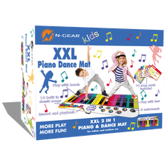 N-Gear PIANO XXL velika glasbena podloga za otroke – klavir in glasbena skrinjica
