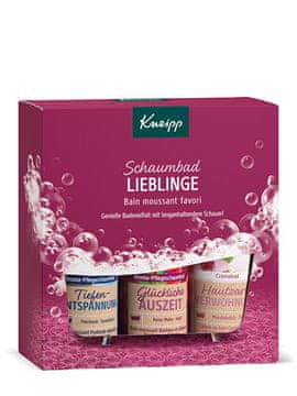 Kneipp Darilni set pene za kopel Happy bathing 3 x 100 ml