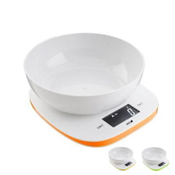 Eva Digitalna kuhinjska tehtnica s posodo 1g-5kg / več barv / ABS