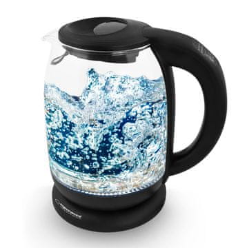 Esperanza Esperanza Električni Stekleni Grelnik z LED in Nadzorom, 1.7 L