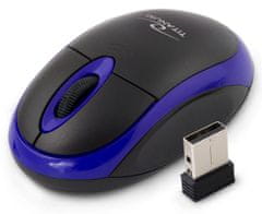 Titanum TITANUM BREZŽIČNA 2.4GHZ OPTIČNA MIŠKA 3D USB VULTURE ČRNO/MODRA