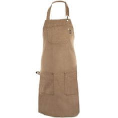 Predpasnik Velmar Tiseco 70x85cm / rjav / bombaž, poliester