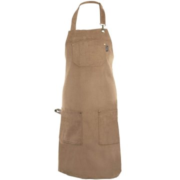 Predpasnik Velmar Tiseco 70x85cm / rjav / bombaž, poliester