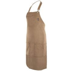 Predpasnik Velmar Tiseco 70x85cm / rjav / bombaž, poliester