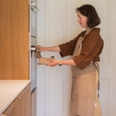 Predpasnik Velmar Tiseco 70x85cm / rjav / bombaž, poliester