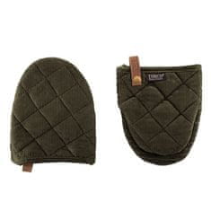 Set kuhinjska prijemalka Velmar Tiseco 14x18cm / zelen / 2 kos / bombaž, poliester