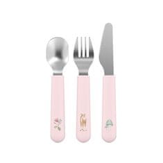 Rosti Mepal Set otroški jedilni pribor Mio Fairy Garden / 3-delni / inox, abs