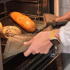 Set kuhinjska prijemalka Velmar Tiseco 20x20cm / zelena / 2 kos / bombaž, poliester