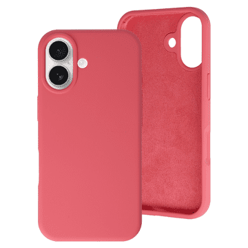 Onasi RainBow Liquid silikonski ovitek z MagSafe za iPhone 17 - rdeč