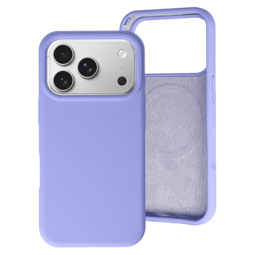 Onasi RainBow Liquid silikonski ovitek z MagSafe za iPhone 17 Pro Max / iPhone 18 Pro Max- vijola