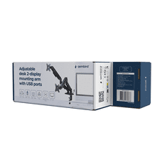 Gembird Nosilec za dva monitorja MA-DA2U-01 17”-32” 