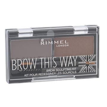 Rimmel Brow This Way paletka za obrvi 2.4 g