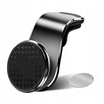 Korbi Magnetni avtomobilski nosilec za telefon – za prezračevalne reže, črn